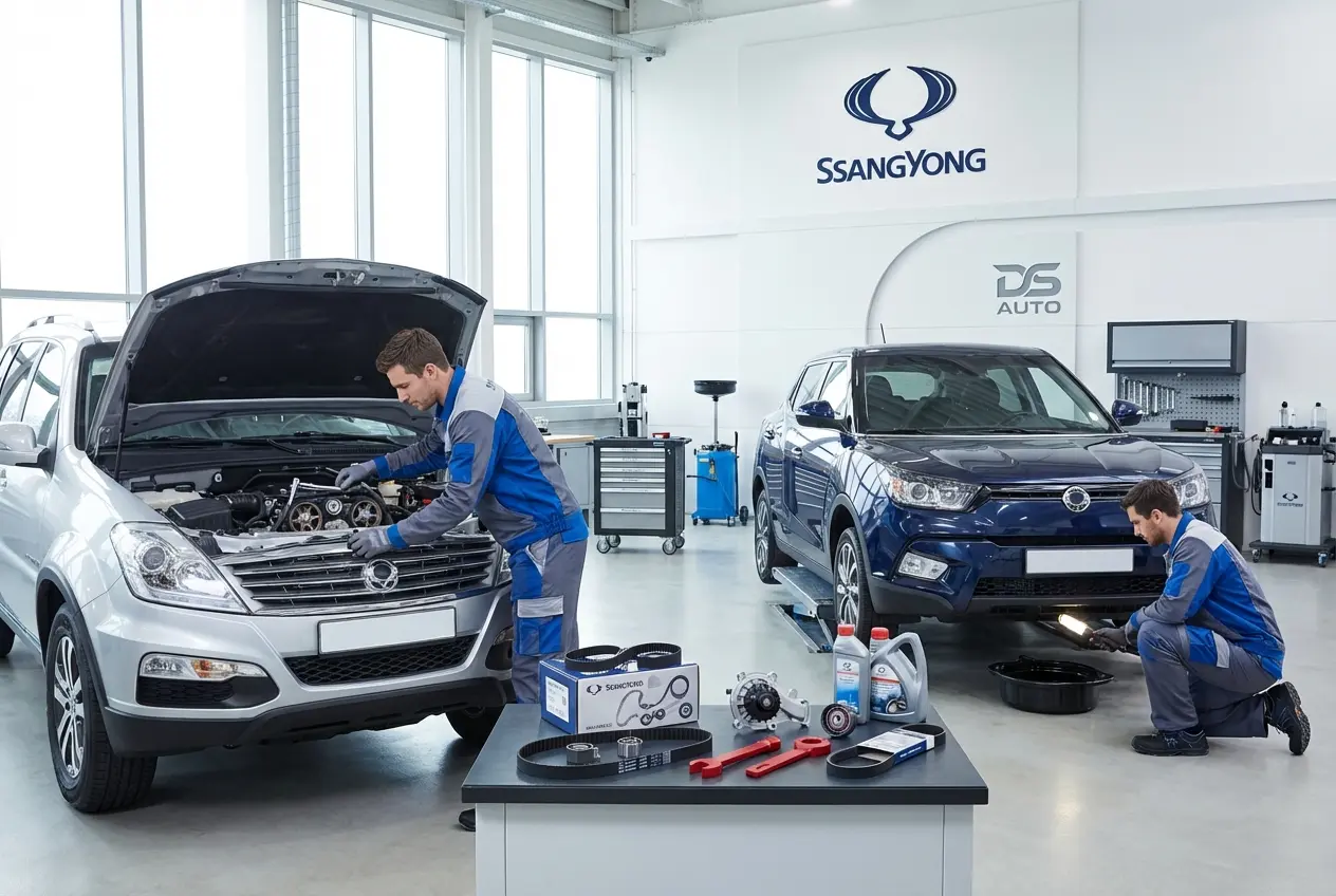 Диагностика и замена ремня ГРМ SsangYong в автосервисе DS AUTO в Жуковском – качественное обслуживание
