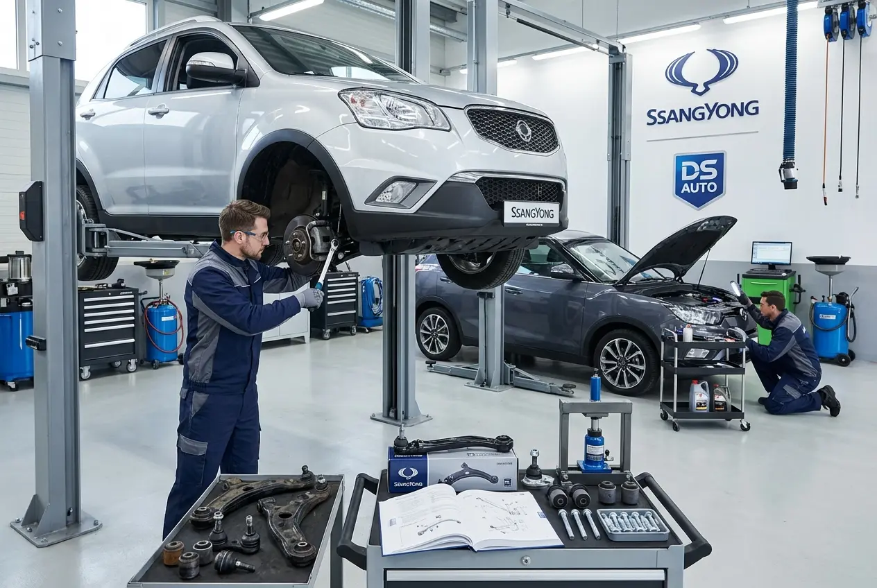 Диагностика и ремонт передней и задней подвески SsangYong в Жуковском - автосервис DS Auto
