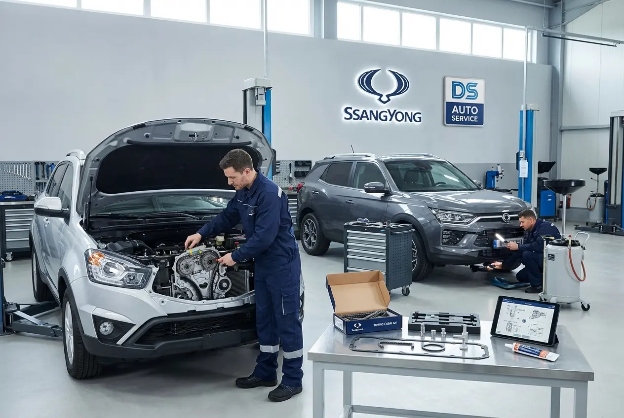 Диагностика и замена цепи ГРМ SsangYong в автосервисе DS AUTO Жуковский

